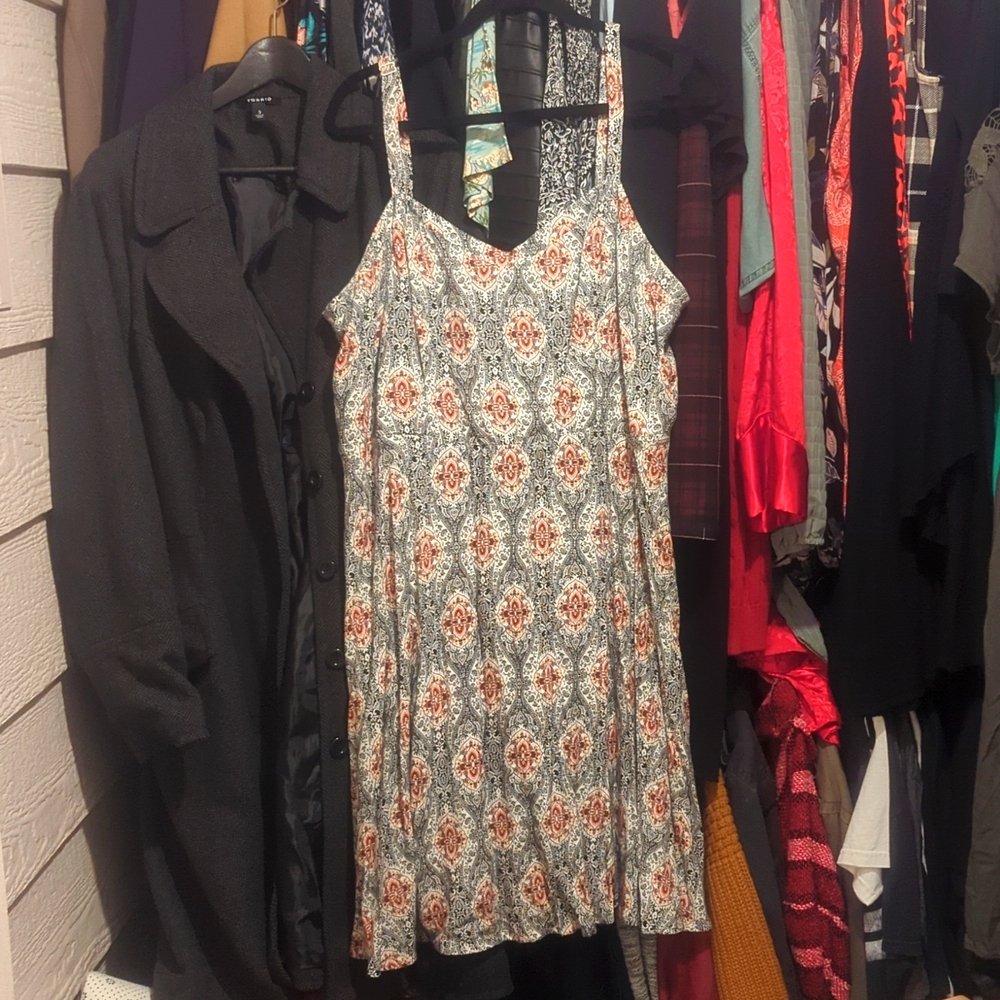 Torrid challis sweetheart dress